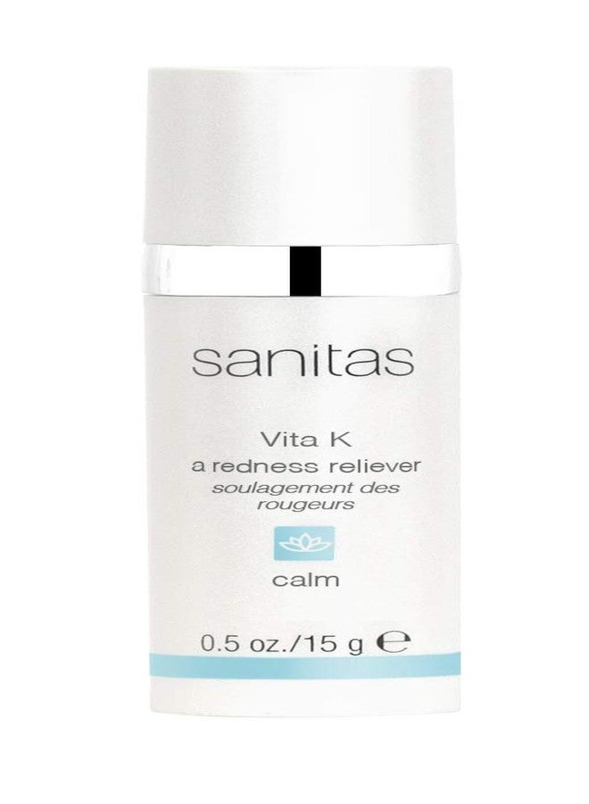 سانيتاس سانتياس للعناية بالبشرة فيتا كيه، إكسير موضعي لتقليل احمرار الوجه وتحسين الهالات السوداء تحت العينين، 0.5 أونصة - Image 1